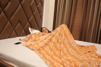 AROHA Printed Double AC Blanket for AC Room