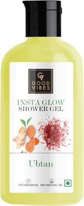 GOOD VIBES Ubtan Insta Glow Shower Gel