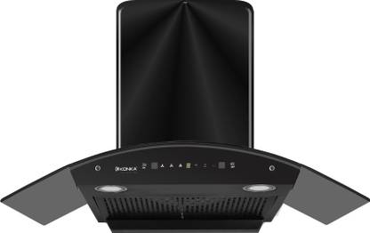 Maplin Konka-KCH-90cm Auto Clean Wall Mounted Black 1200 CMH Chimney