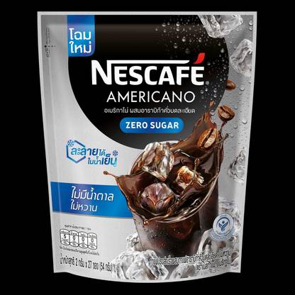 Nescafe Americano Zero Sugar, 54g Instant Coffee