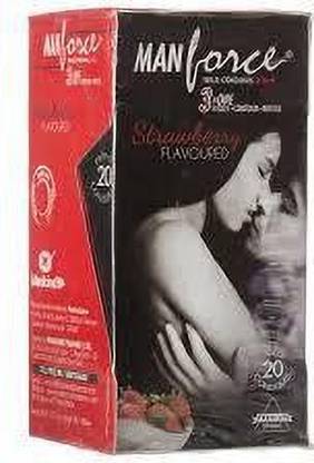 MANFORCE Strawberry Condom