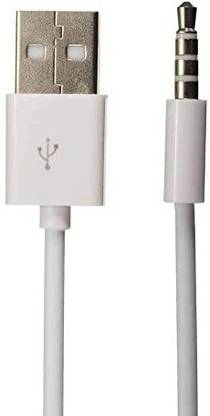 VibeX AUX Cable 1 m 3.5mm AUX to USB Cable Adapter Cord-X2
