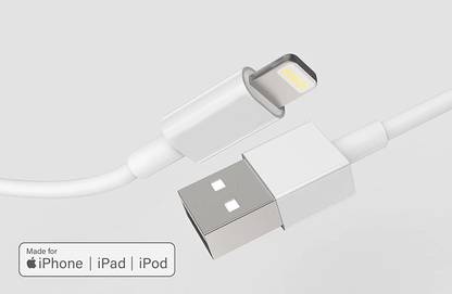 RHONNIUM Lightning Cable 1 m Lightning to USB Cable Cord-K8