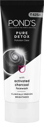 POND’s Pure Detox Anti-Pollution Purity With Activated Charcoal Face Wash  (200 g)