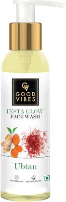 GOOD VIBES Ubtan Insta Glow  Face Wash