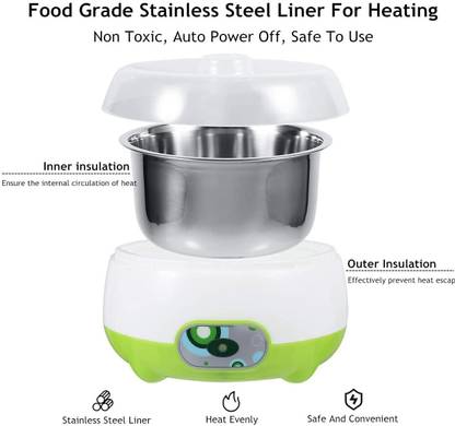 MAITRI ENTERPRISE Yogurt Maker Machine, Stainless Steel Inner Container Electric Yogurt Maker 19 Yogurt Maker