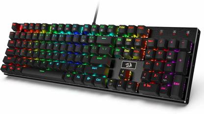 Redragon K556 Wired USB Standard Gaming Keyboard Compatible with Desktop, Laptop, Mac