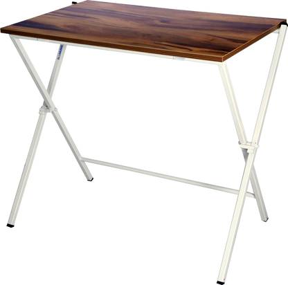 blumuno Multipurpose Folding Table (Posh Wooden finish) Engineered Wood Study Table