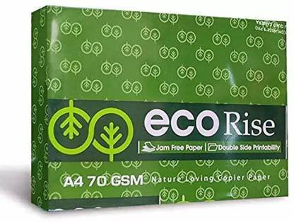 JK Ecorise Unruled A4 Size 500 sheet 70 gsm A4 paper