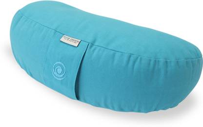 Core Asana Yoga Zafu Cushion Buckwheat Hull Meditation Cushion Pillow Zafu Halfmoon Shape Yoga Blocks