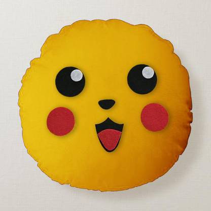 PICKKART Round Pillow Pikachu Plush - Adorable, Ultra-Soft, Plush Toy  - 30 cm