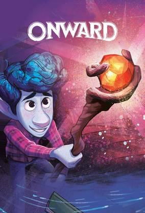 Poster Onward Movie Poster (Large Poster, 300GSM Matt, 36x24 Inches, Rolled, Multicolor) Fine Art Print