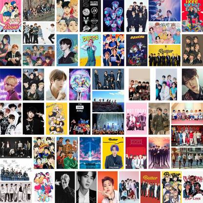 BTS Pack of 54 photocards Size 4x6 Inch Fine Art Print