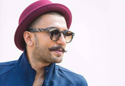Poster Bollywood Star Ranveer Singh Cute Large Poster (36 X 24 Inch, Multicolour) Fine Art Print