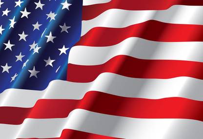 Poster Usa Flag 4K Large Poster (36 X 24 Inch, Multicolour) Fine Art Print
