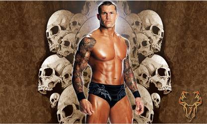 WWE Randy Orton Death Bringer ON FINE ART PAPER HD QUALITY WALLPAPER POSTER Fine Art Print