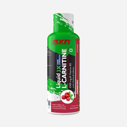 GXN Liquid L Carnitine 3300 mg, 450 ml, Cranberry Creatine