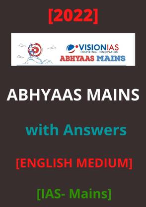 Vision IAS ABHYAAS MAINS 2022 , ENGLISH MEDIUM (Photocopy) (Paperback, Vision IAS) 2022