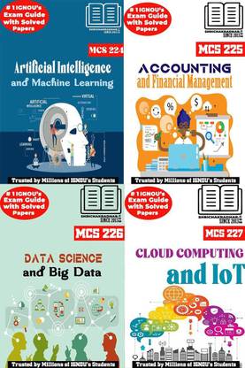 IGNOU MCA New Syllabus 3rd Semester Help Book Combo Offer Of MCS 224 MCS 225 MCS 226 MCS 227 IGNOU Study Notes For Exam Preparations With Solved Previous Year Question Papers (Revised Syllabus) & Solved Sample Papers IGNOU Master Of Computer Applications 2nd Year