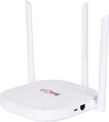 COFE CF-103 PRO 4G LTE 2.4 GHZ Wi-Fi+LAN/WAN Linux All 4G SIM Support IMEI Based 4G Router 2.4 GHz 300 Mbps Wifi Speed Tri Band Internal Antenna MiFi (Sim Based)