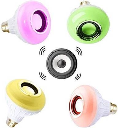 VibeX Music Light Bulb + Rgb Light Ball Bulb with Remote Control-K8 Smart Bulb