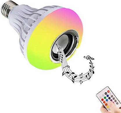 NKL LED Music RGB 012 Bluetooth Speaker Colorful Home Decorate with Remote Control 10 W Bluetooth Speaker