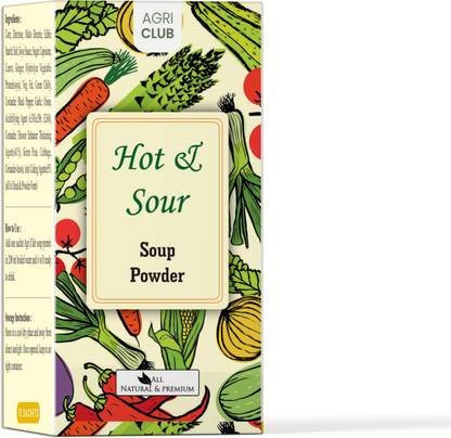 AGRI CLUB Instant Hot & Sour Soup Powder 15 Sachets (each 15 gm)