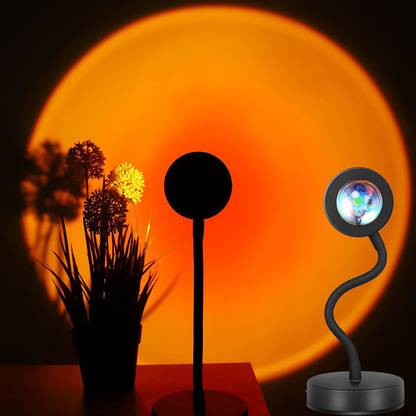 WunderVoX Sunset Projection Lamp Adjustable Height Rainbow Light Crystal Clear Lens-M7 Night Lamp