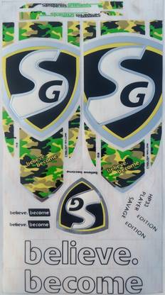 COTTONTAIL 3D HP33/PLAYER/SAVAGE Edition | English Willow | Embossed Cricket Bat Sticker