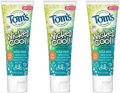 Tom's Of Maine Mild Mint Wicked Cool! Anticavity Toothpaste Toothpaste