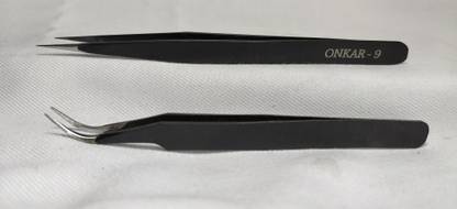 Onkar Tweezers Tweezer Set Anti-Static Stainless Steel Tweezer kit Craft,Jewelry,Electronics