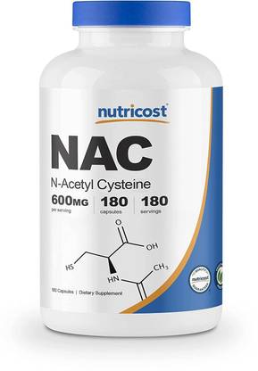 Nutricost N-Acetyl L-Cysteine (NAC) 600mg
