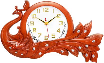 Kitcone Analog 23 cm X 43 cm Wall Clock