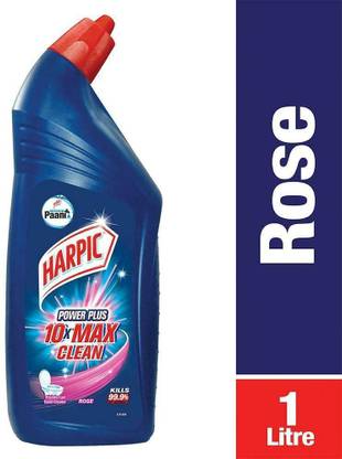 Harpic Power +Plus Rose Liquid Toilet Cleaner @ (1 Liter) Rose