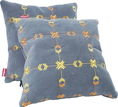 elegant Grey Fabric Car Pillow Cushion for Universal For Car