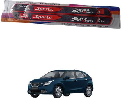 PROEDITION Door Bumper Entry Guards Sill Scuff Cover Panel Step Protector C162 Matte, Glossy Maruti Baleno Side Garnish