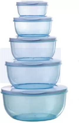 TINSUHG Plastic Fridge Container  - 290 ml, 580 ml, 1000 ml, 1700 ml, 2700 ml