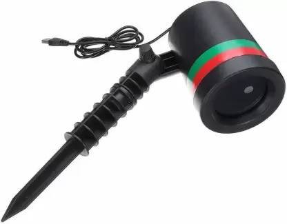 CUBE Laser Projector Red, Green Laser Garden Decorative Laser Projector [pack of 1] Shower Laser Light