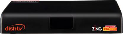 Dish TV Free to Air DTH Connection (Tamil), Zing Super FTA Set Top Box with 150+ Free Channels & No Recharge For 2 Years