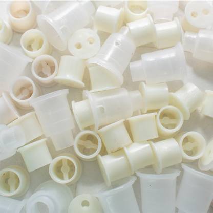 Ovicart White LED Series Cap with Holder for LED Series (100 Pair) Electronic Components Electronic Hobby Kit