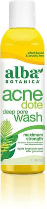 Alba Botanica Acnedote Maximum Strength Deep Pore Wash, 6 Oz Face Wash