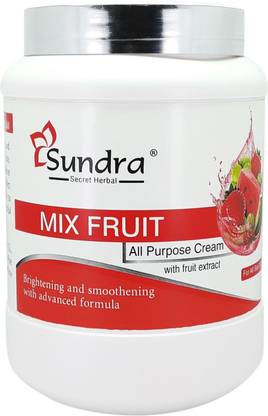 sundra Mix Fruits All Purpose Face and Body Massage Cream with Fruit Ectracts