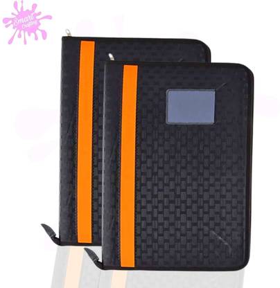 Smart Crafting Document File Folder With 20 Leafs|Best Return Gift Leather Document File Folder A4