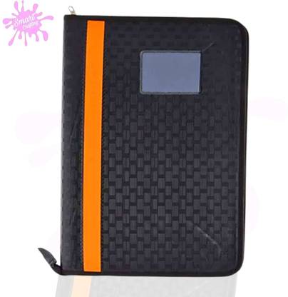 Smart Crafting Leather Document File Folder With 20 Leafs For Keeping your ID Card Imp Document A4