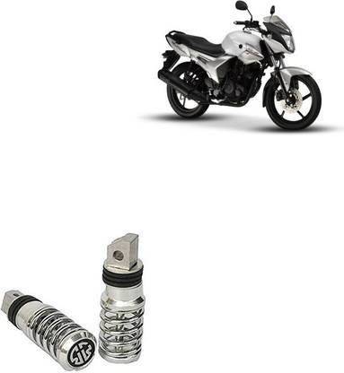 SEMAPHORE Spring Style Silver Metal Motorcycle Footrest For Yamaha SZR Foot Rest