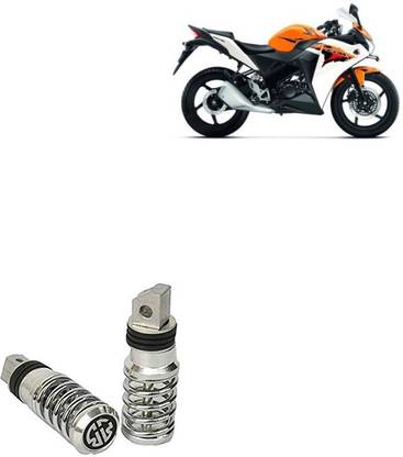 SEMAPHORE Spring Style Silver Metal Motorcycle Footrest For Honda CBR 150R Foot Rest