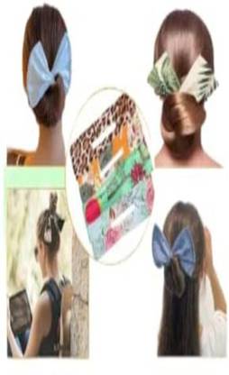 STUTAKRITI Deft Bun Hair Tie| French Twist Hair Bun Maker Pack of 1 Hair Clip (Multicolor) Bun Clip