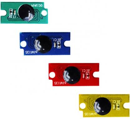 FINEJET Toner Chip For Use in Xerox Phaser 6000 / 6010 / 6015 (pack of 4) Black + Tri Color Combo Pack Ink Cartridge