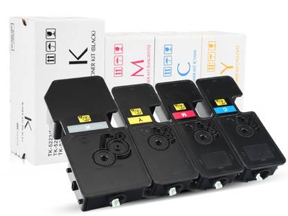 wetech TK5234 TONER CARTRIDGE compatible kyocera Ecosys P5021cdn P5021cdw Black + Tri Color Combo Pack Ink Cartridge