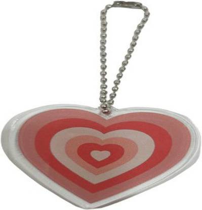 JD Multi Y2K Pink Heart Keychain. Key Chain